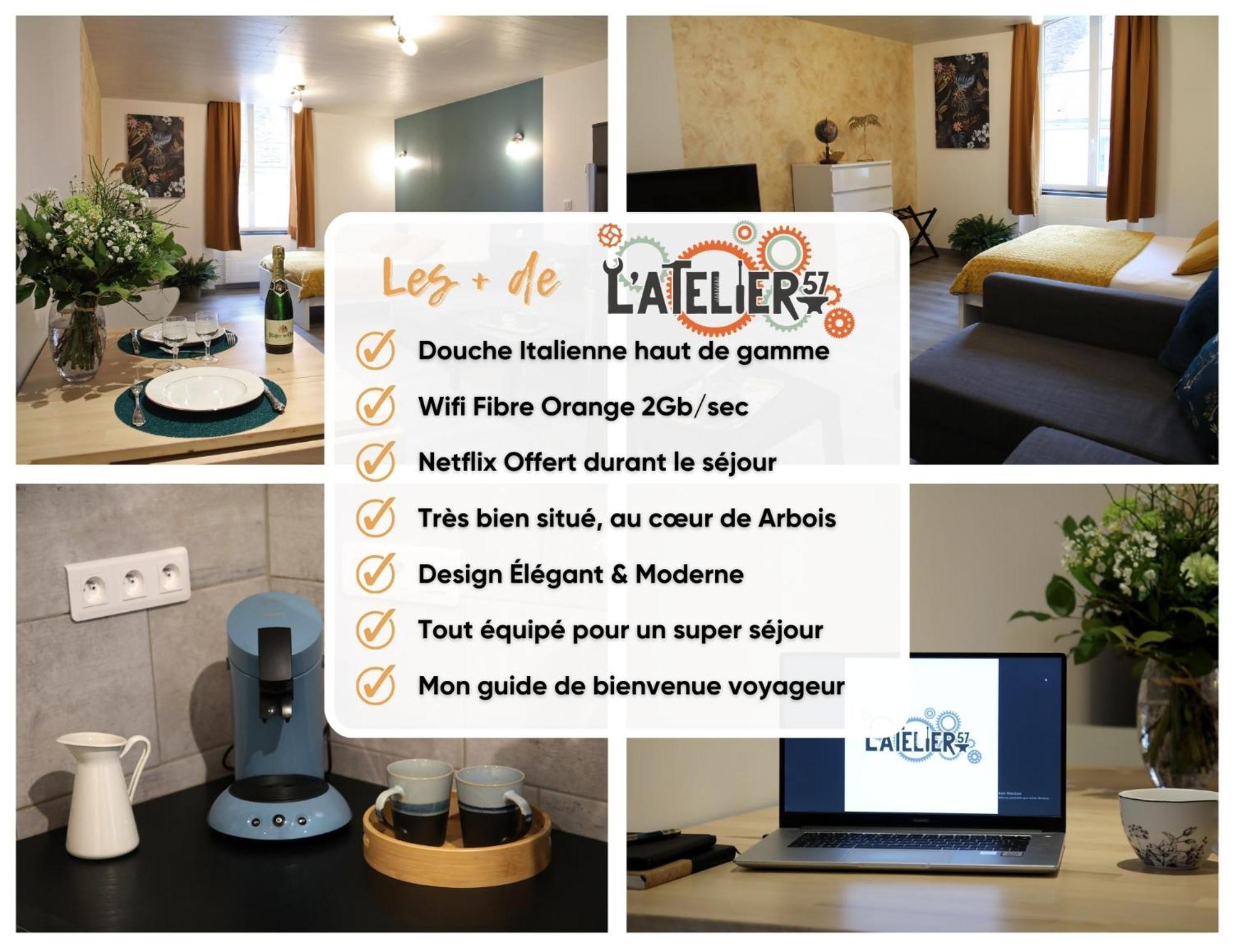 Appartamento L'Atelier 57 - Votre meublé authentique ! Arbois Esterno foto